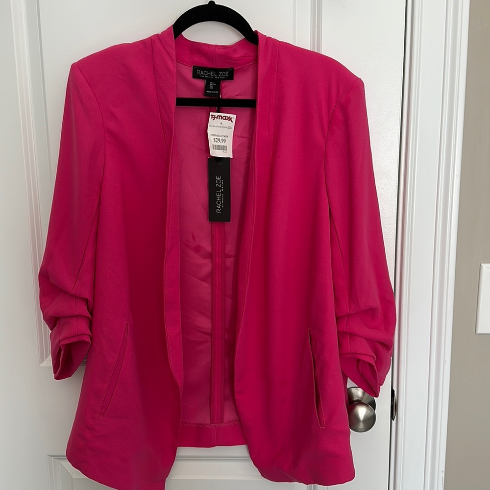 Pink blazer